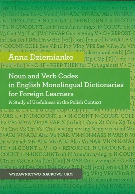 Noun and Verb Codes in English Monolingual Dictionaries for Foreign Learners - Anna Dziemianko
