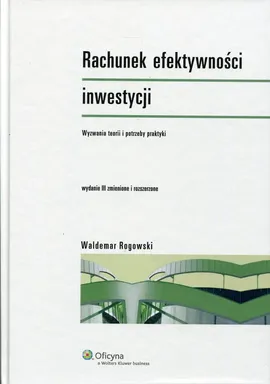 Rachunek efektywności inwestycji - Outlet - Waldemar Rogowski