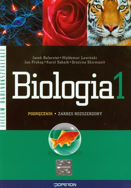 Biologia 1 Podręcznik - Outlet - Jacek Balerstet, Waldemar Lewiński, Jan Prokop