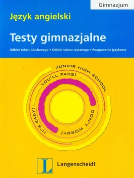 Testy gimnazjalne Język angielski + CD - Outlet - Elżbieta Mańko