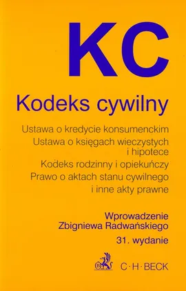 Kodeks cywilny - Outlet - Zbigniew Radwański