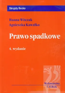 Prawo spadkowe - Outlet - Agnieszka Kawałko, Hanna Witczak