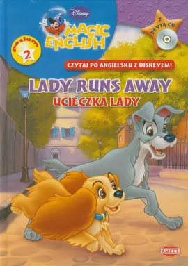 Magic English Czytaj po angielsku z Disneyem Lady runs away z płytą CD - Outlet