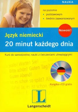 Język niemiecki 20 minut każdego dnia poziom podstawowy i średnio zaawansowany + CD - Outlet - Aneta Białek