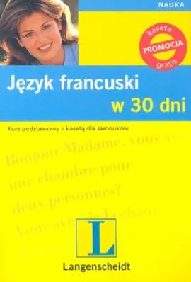 Język francuski w 30 dni + kaseta i CD gratis - Outlet - Micheline Funke