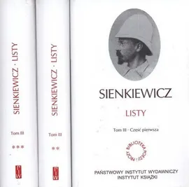 Listy Tom 3 Część 1-3 - Outlet - Henryk Sienkiewicz