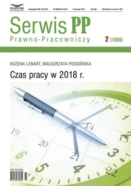 Czas Pracy w 2018 r. - Bożena Lenart, Małgorzata Podgórska