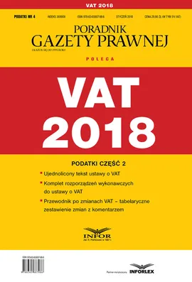 VAT 2018 Podatki Część 2