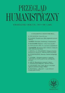 Przegląd Humanistyczny 2015/1 (448) - Andrzej Kołakowski