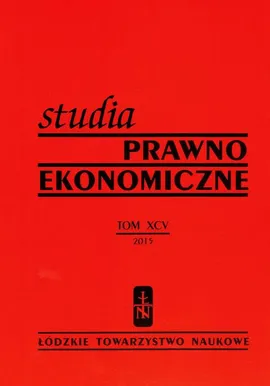 Studia Prawno-Ekonomiczne t. 96 - Praca zbiorowa