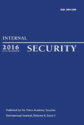 Internal Security (July-December 2016) Vol. 8/2/2016 - Praca zbiorowa