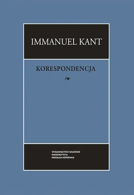 Korespondecja - Immanuel Kant