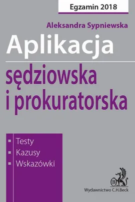 Aplikacja sędziowska i prokuratorska - Aleksandra Sypniewska