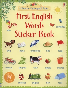 First English Words Sticker Book - Heather Amery