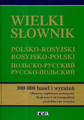 Wielki słownik polsko-rosyjski rosyjsko-polski - Outlet