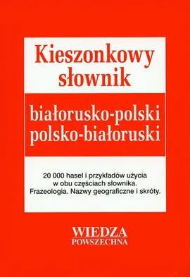 Kieszonkowy słownik białorusko-polski polsko-białoruski - Outlet - Albert Bartoszewicz, Teresa Jasińska